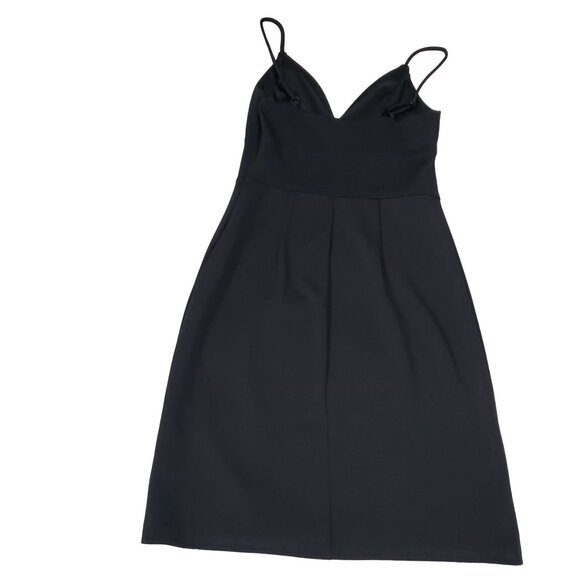Express womens mini dress size XS/TP Black color adjustable straps lining - Picture 4 of 15